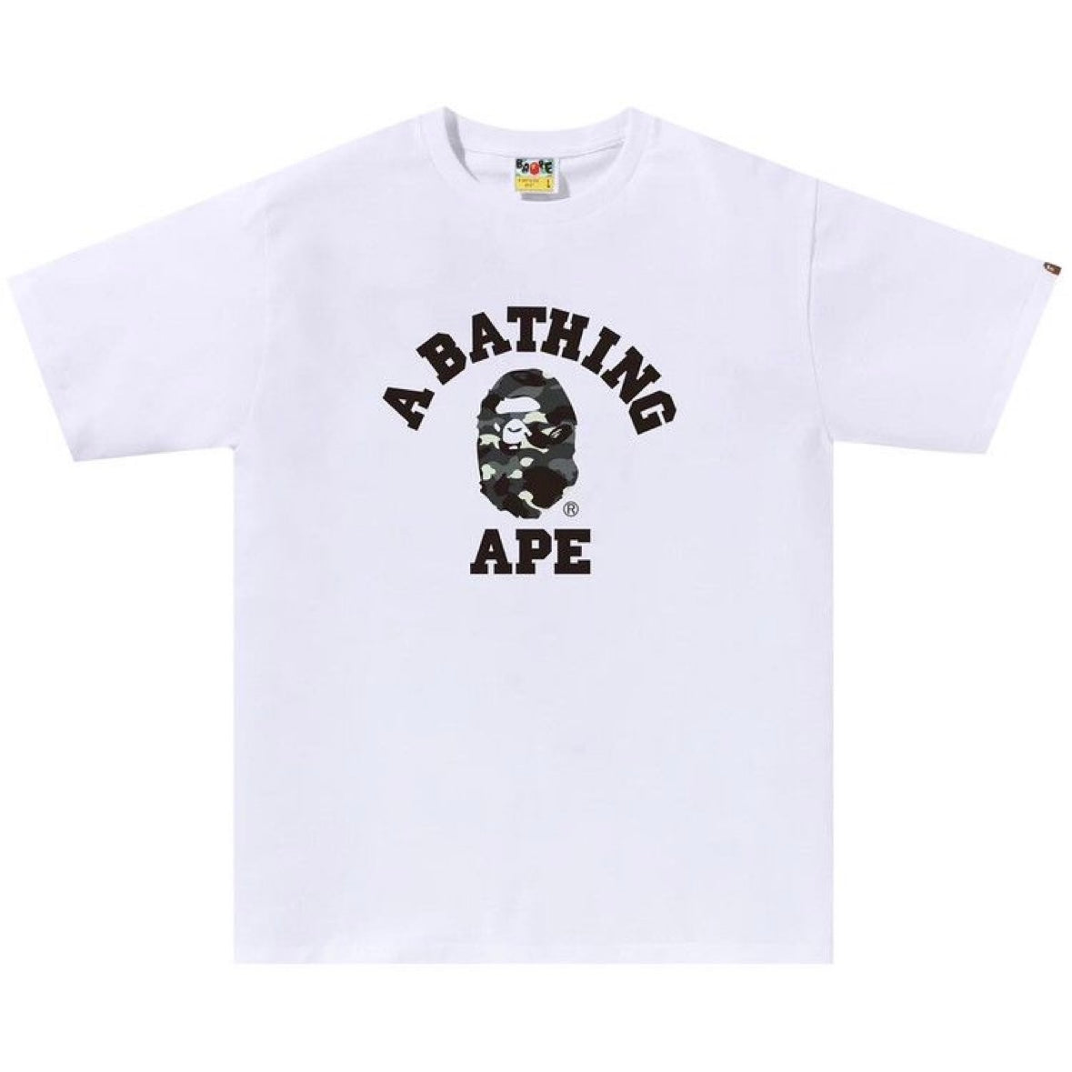 Bape City Camo College Tee (White)
