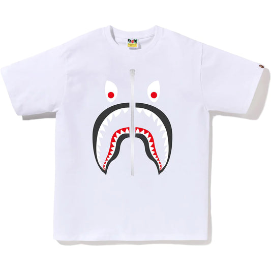 Bape Mad Shark Tee (White)