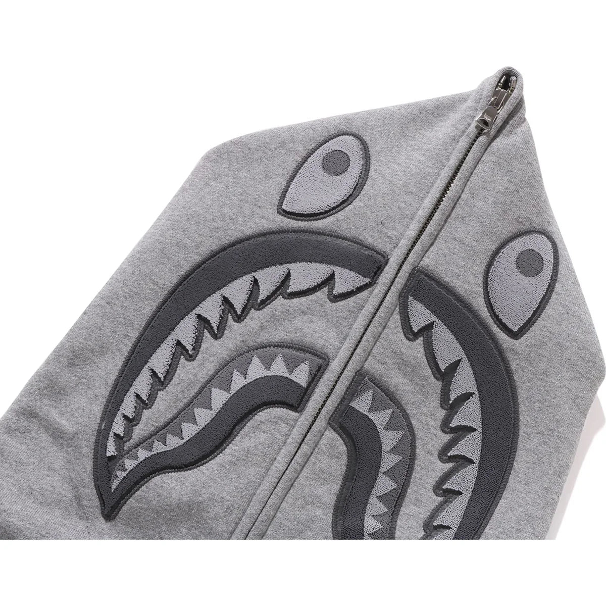 Bape Shark [Ape Head] Zip Up (Grey)