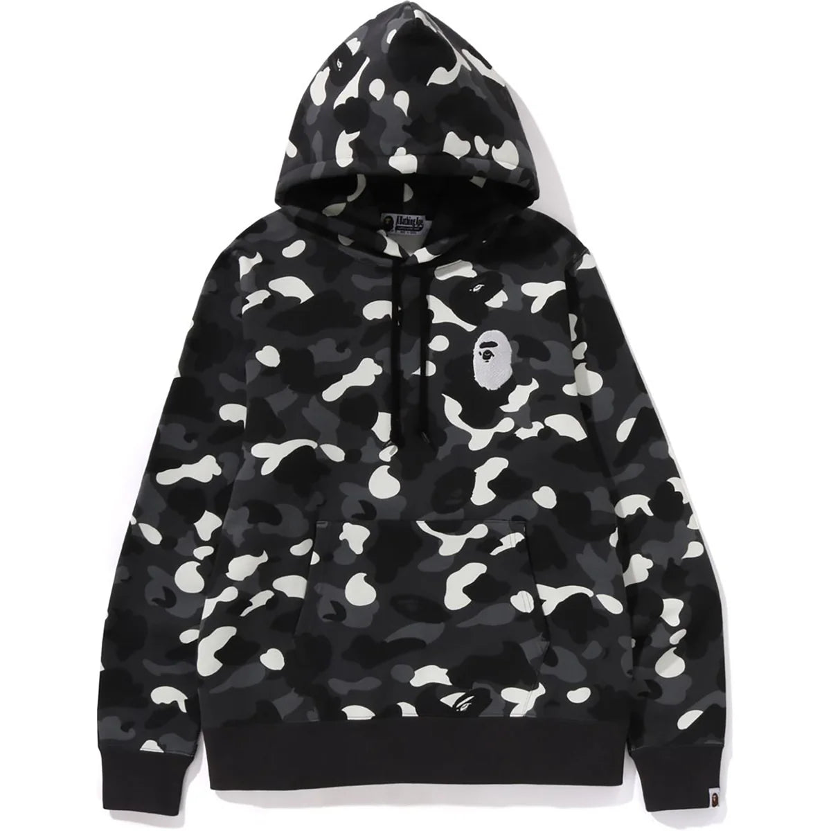 Bape City Camo [Ape Head] Hoodie (Black)