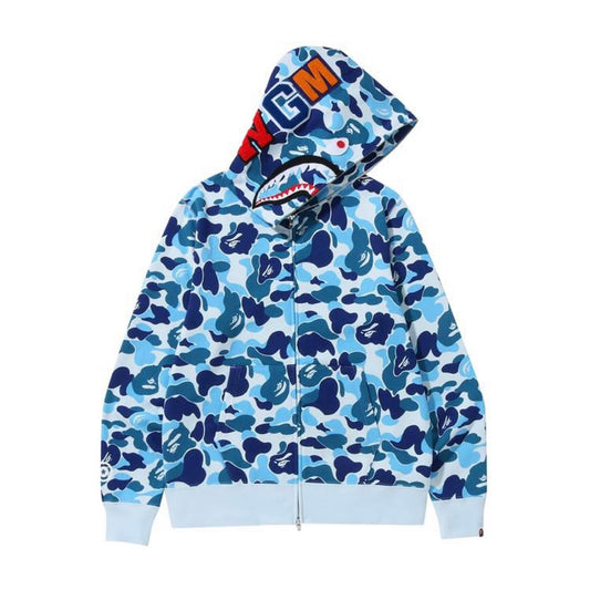 Bape Shark Full Zip Up (Blue)