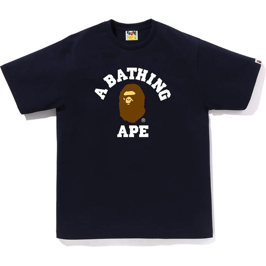 Bape Tee College Tee (Navy)