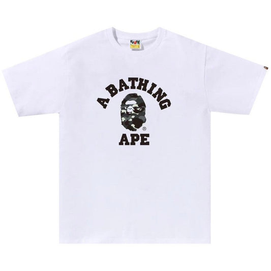 Bape City Camo College Tee (White)