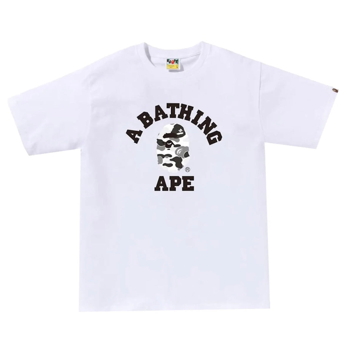 Bape ABC Camo College Tee (White)